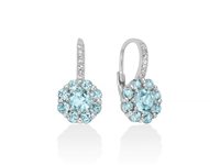 Orecchini Miluna Donna Le Gemme in Argento Topazio ERD2924